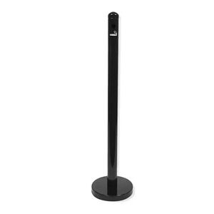 Securit 100 cm Stainless Steel Smoking Post - Blac